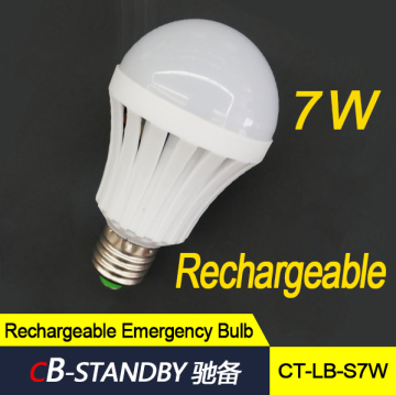 smart charge led bulb 18650 battery 7W bulb lamp