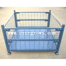 Lockable Logistic Folding Container Steel Storage Cage