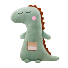 Wholesale new cartoon animated dinosaur shaped pillow dinosaur doll plush soft toys