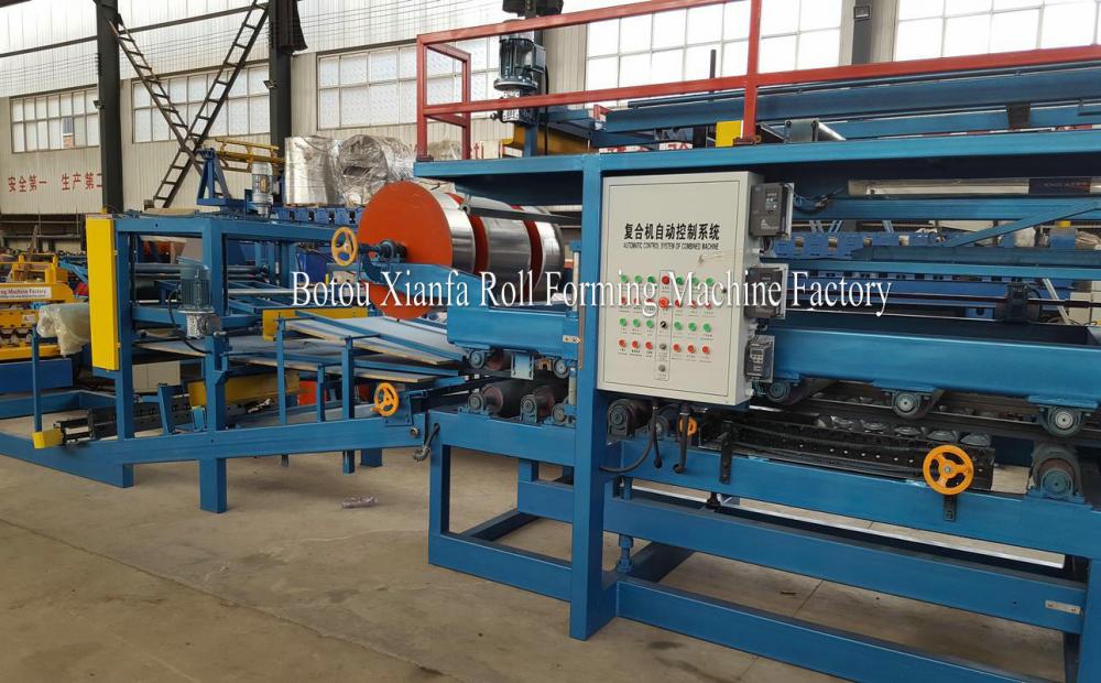 Color Steel Sheet Sandwich Panel Foming Machine