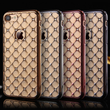 New Arrival Diamond Sytle 3d crystal TPU cell phone cases for iphone7