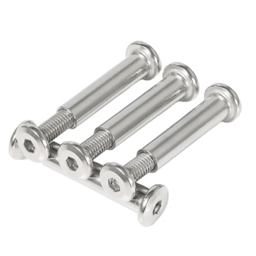 Customized Stainless Steel Chicago Screw Binding Posts - Male and Female Push-in Rivets
