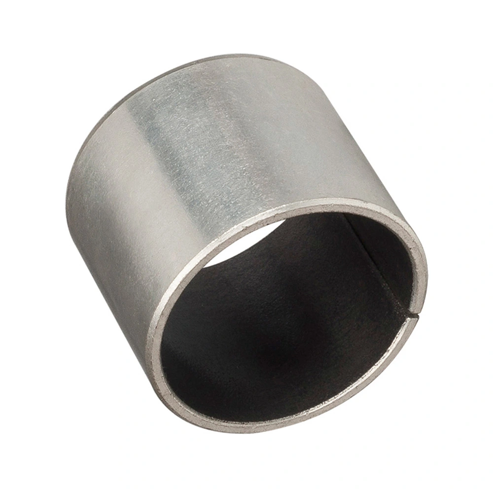 Popular Steel Backed Bronze Layer PTFE Coated Sleeve Bearing Oilless Split DU Bushing