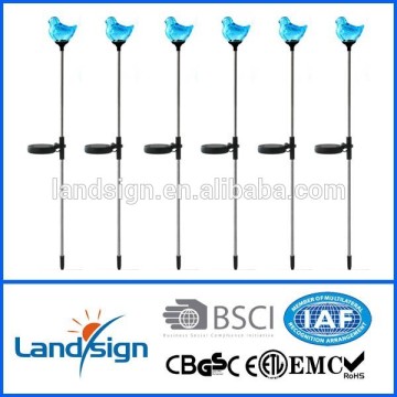 Cixi landsign solar glass bird stick lights XLTD-738