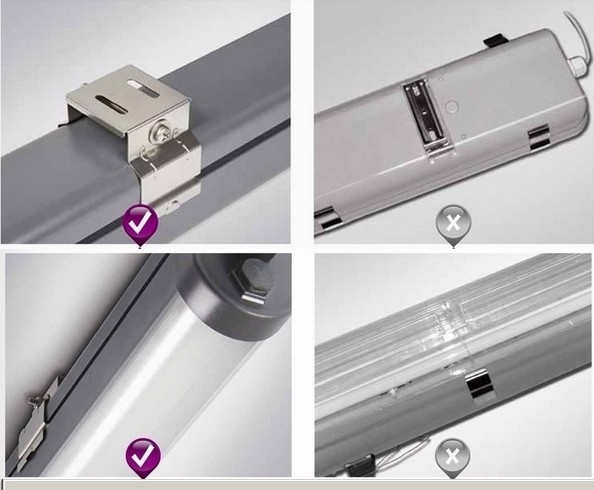 ONN-J02 IP65 Tri-proof Led Tube Light 600MM/1200MM 20W/40W