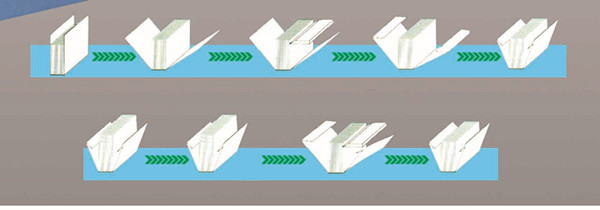 book cover gate folding flap machine book binding machine