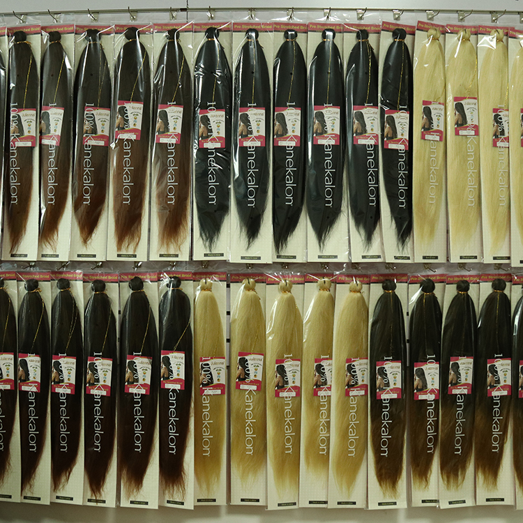 Julianna 3X Ghana Ombre Wholesale Free Sample Synthetic Private Label Bulk Pre Stretched Braiding Hair Pre Stretch