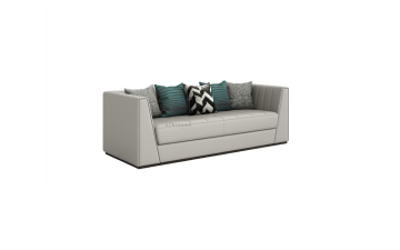 Modern 3 Seater Couch Slipcover leather sofa
