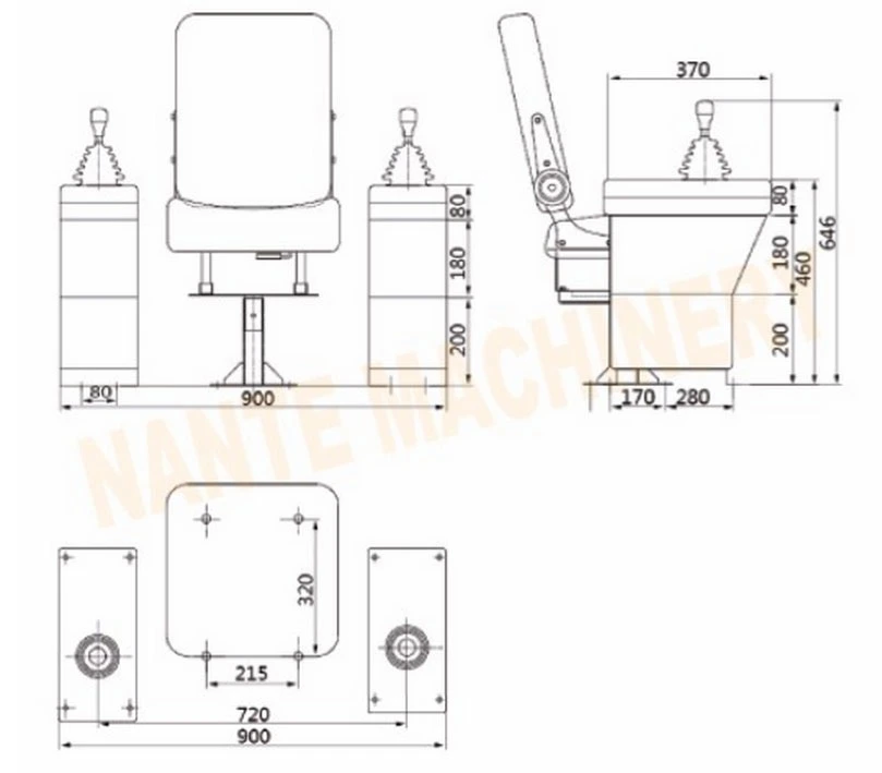 Ntc Model Crane Cabin for Overhead Crane Control for Simple Control