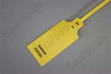 A Bigger Flag Label Seals With Metal Lock