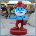 庭の装飾のための屋外生活の大きさFberglass Smurfs