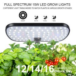 6-socket plant light incubator