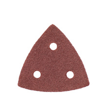 Three hole triangular sandpaper