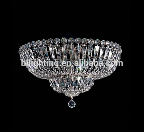 Crystal Flush mounted Chandelier Ceiling Light Fixture