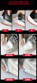 Produits de nettoyage de sneakers de chaussures Laissages de nettoyage individuels