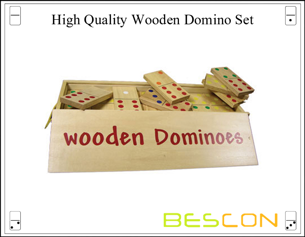 High Quality Wooden Domino Set