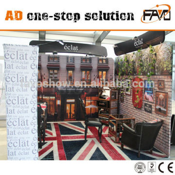 Tension Fabric Trade Show Booth, Standard Easy Trade Show Booth, Customizable Trade Show Booth