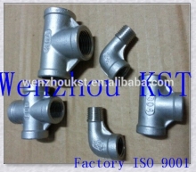 Stainless Steel NPT Female Threaded Cross
