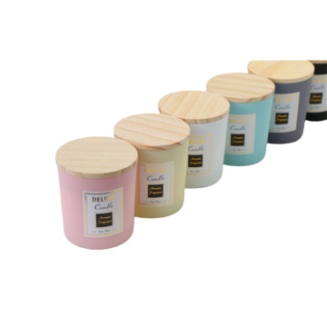 Green Rose Gold Libbey Candle Jars with Lids - Set for Candle Making