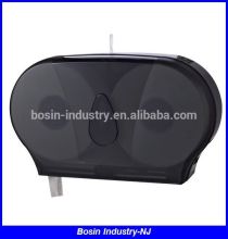 Double twin roll hand paper dispenser for jumbo roll tissue