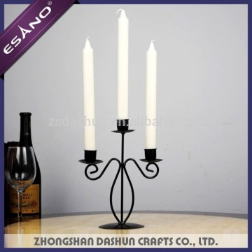 Cheap candelabra metal 3-tier candle holders long stem candle holder