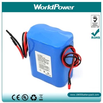 Lithium battery 12V 4400mah battery pack for medical instrum