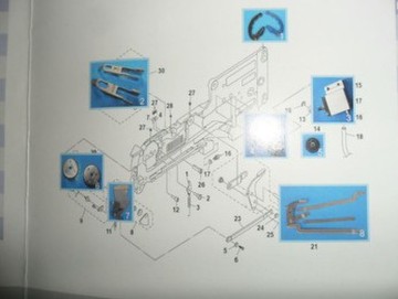 YAMAHA SMT feeder parts KW1-M125L-10X HOLE ARM