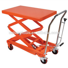 350 kg Hydraulic double scissor Lifting Table Carts