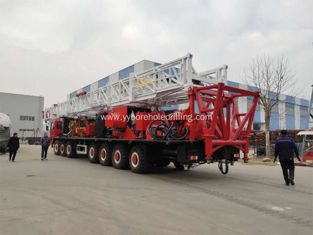 9000m Truck-mounted Workover Rig for Oil & Gas