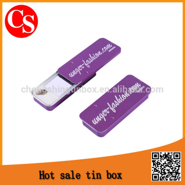 slide lid tin box mint tin box