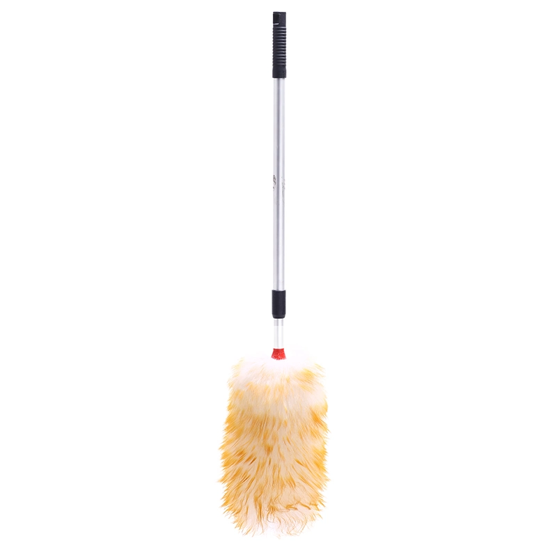 Sheepskin Telescopic Wool Duster Long Handled Duster with Extendable Handle