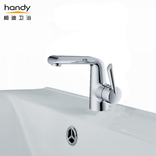 New design "7"-shaped round single-handle basin mixer taps