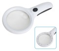 3 * AAA Magnifier dengan LED putih 8 + 1 UV LED