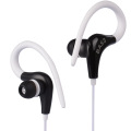 Los auriculares con gancho para la oreja con cable ajustables se adaptan a diferentes orejas