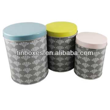 Happy holiday geometric figure father day gift tin