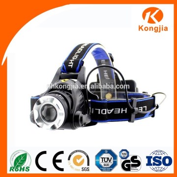 LED Headlamp with rechargeable battery