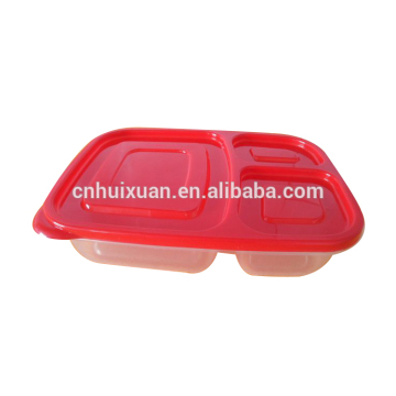 plastic food container with divider