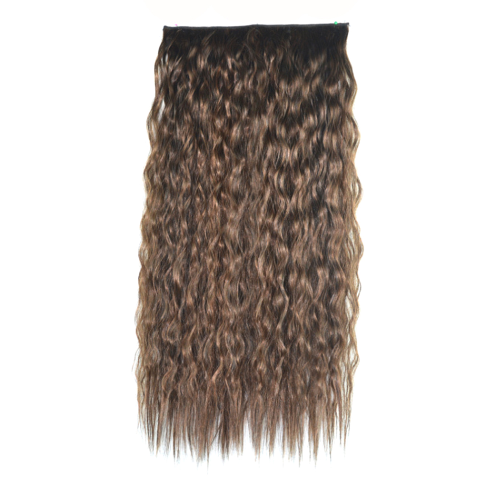 Hot sellhair clip in extension Afro wave clip in hair extension synthetic clip in curly hair extension for black women