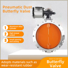 Stainless Steel Cement Powder Butterfly Valve