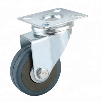 furniture caster industrial caster wheel soft rubber wholesale caster wheel