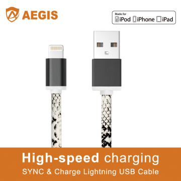 Special Snake Skin USB Cable Most Popular USB Cable Lock