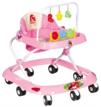 pink baby walker