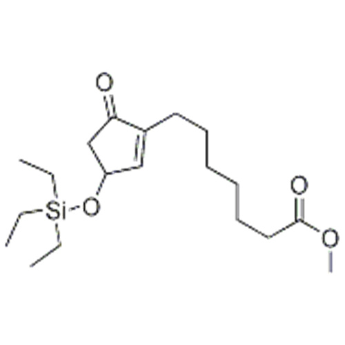 Acide 1-cyclopentène-1-heptanoïque, 5-oxo-3 - [(triéthylsilyl) oxy] -, ester méthylique CAS 112713-92-5