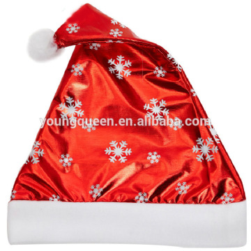 CM07 Cool high-grade reflective cool red stars snowflakes paragraph Indian style gold hat