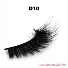 long thick korea false eyelash natural fiber 3D silk false eyelashes for sale
