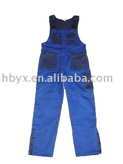 100% cotton working pant with vest