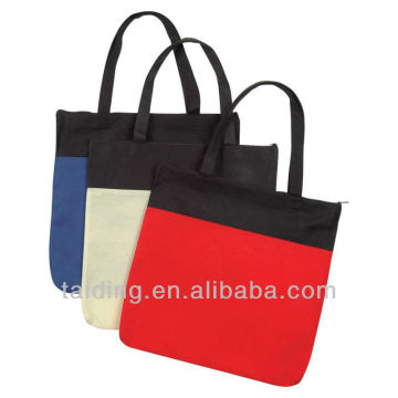 Two Tone Non Woven Bag Reusable Carry Bag