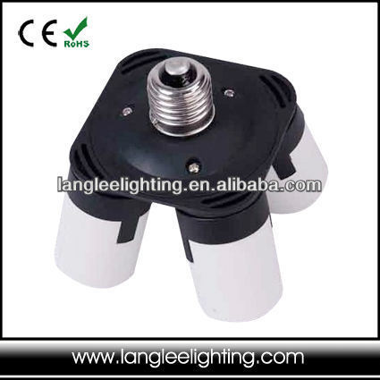 E27 lamp holder adapter division one to four 1 to 4 High Quality