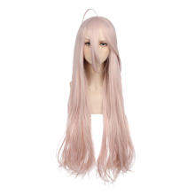 90cm Light Pink Synthetic Wig - Iruma Miu Cosplay Wig for Danganronpa: Trigger Happy Havoc