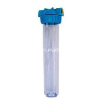 Water Filter Housing, EU Model Transparent Blue